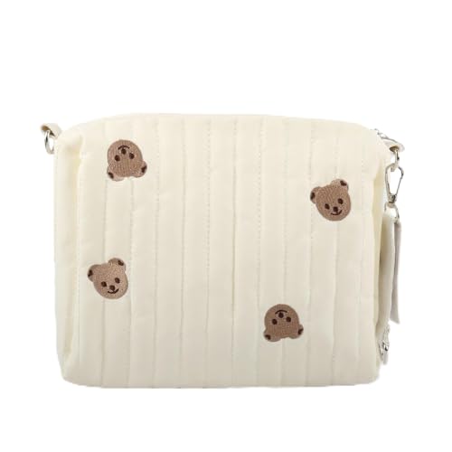 Maxmoc Tragbare Wickeltasche, Stickerei Bär...