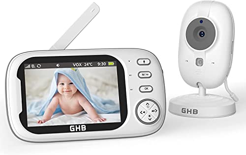 GHB Babyphone mit Kamera 3,5 Zoll Video Baby...