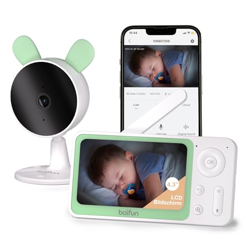 BOIFUN Babyphone mit Kamera App,...