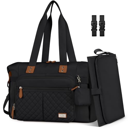 RAINSMORE Baby Wickeltasche Groß mit...