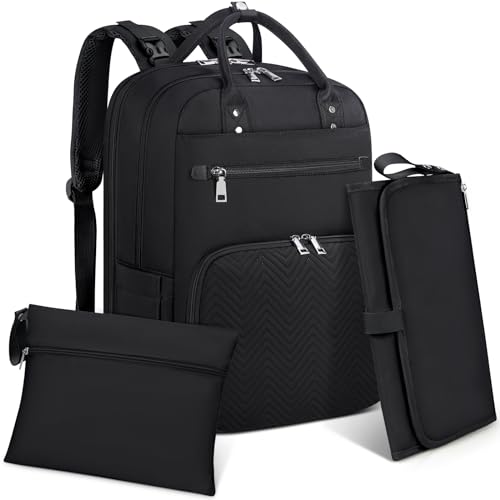 RAINSMORE Wickelrucksack Baby Wickeltasche...