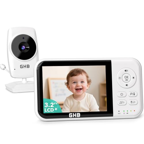 GHB Babyphone mit Kamera Baby Monitor 3,2...