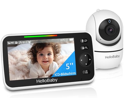 HelloBaby Babyphone mit Kamera, 30 Stunden...