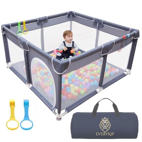 EveryKip® Laufstall Baby 120x120 cm,...