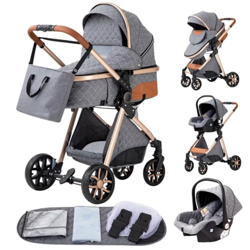 YAZOCO kinderwagen 3 in 1,Kombikinderwagen...