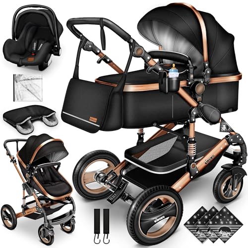 KIDUKU® 3 in 1 Kinderwagen XXL Komplettset |...