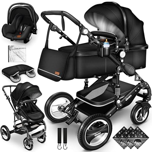 KIDUKU® 3 in 1 Kinderwagen XXL Komplettset |...